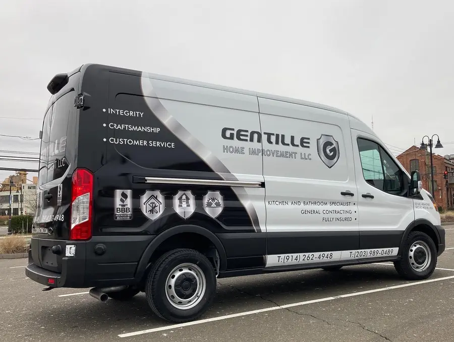 Gentille Home Improvement van lettering
