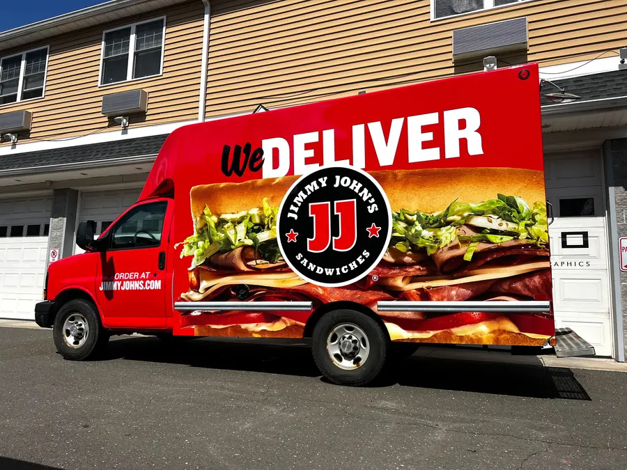 Jimmy John's box truck full wrap
